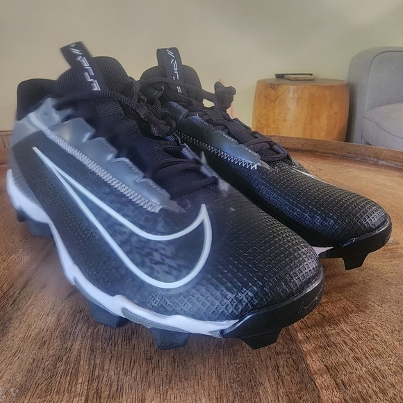 NWT Nike Vapor Edge Shark 2 Black & Gray Football Cleats Mens Size 10.5 main image 4